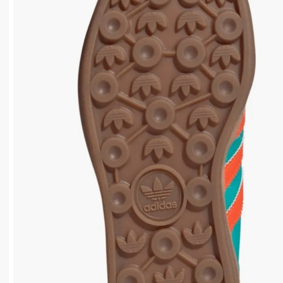 Adidas Gazelle Bold Mint/impact Orange Sz 9 - Picture 3 of 6